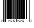 Barcode Image for UPC code 001390000038