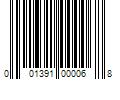 Barcode Image for UPC code 001391000068