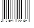 Barcode Image for UPC code 0013971004359