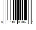 Barcode Image for UPC code 001400000461