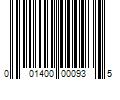 Barcode Image for UPC code 001400000935