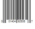 Barcode Image for UPC code 001404925357