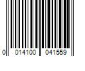 Barcode Image for UPC code 0014100041559