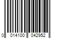 Barcode Image for UPC code 0014100042952