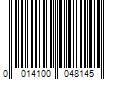 Barcode Image for UPC code 0014100048145