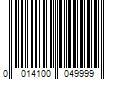 Barcode Image for UPC code 0014100049999