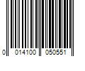 Barcode Image for UPC code 0014100050551