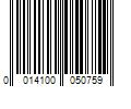 Barcode Image for UPC code 0014100050759