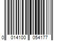 Barcode Image for UPC code 0014100054177