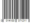 Barcode Image for UPC code 0014100071211