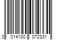 Barcode Image for UPC code 0014100072331