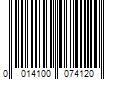 Barcode Image for UPC code 0014100074120