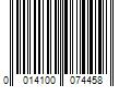 Barcode Image for UPC code 0014100074458