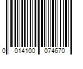 Barcode Image for UPC code 0014100074670