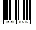 Barcode Image for UPC code 0014100085997