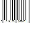 Barcode Image for UPC code 0014100089001