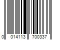 Barcode Image for UPC code 0014113700337