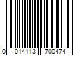 Barcode Image for UPC code 0014113700474