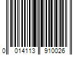 Barcode Image for UPC code 0014113910026