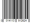 Barcode Image for UPC code 0014113912624