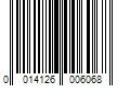 Barcode Image for UPC code 0014126006068