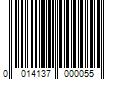 Barcode Image for UPC code 0014137000055