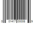 Barcode Image for UPC code 001417000089