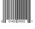 Barcode Image for UPC code 001420000021