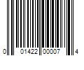 Barcode Image for UPC code 001422000074