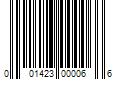 Barcode Image for UPC code 001423000066