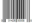 Barcode Image for UPC code 001425000088