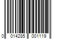 Barcode Image for UPC code 0014285001119