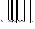 Barcode Image for UPC code 001430000073