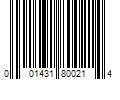 Barcode Image for UPC code 001431800214