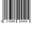 Barcode Image for UPC code 0014355200404