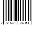 Barcode Image for UPC code 0014381002454