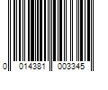 Barcode Image for UPC code 0014381003345