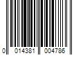 Barcode Image for UPC code 0014381004786