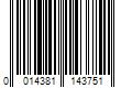 Barcode Image for UPC code 0014381143751