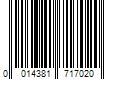 Barcode Image for UPC code 0014381717020