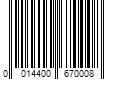 Barcode Image for UPC code 0014400670008