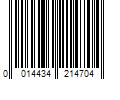 Barcode Image for UPC code 0014434214704