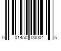 Barcode Image for UPC code 001450000046