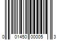 Barcode Image for UPC code 001450000053