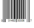 Barcode Image for UPC code 001453000067