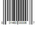 Barcode Image for UPC code 001460000067