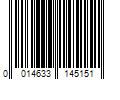 Barcode Image for UPC code 0014633145151