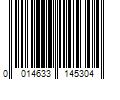 Barcode Image for UPC code 0014633145304