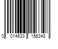 Barcode Image for UPC code 0014633156348