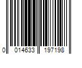 Barcode Image for UPC code 0014633197198